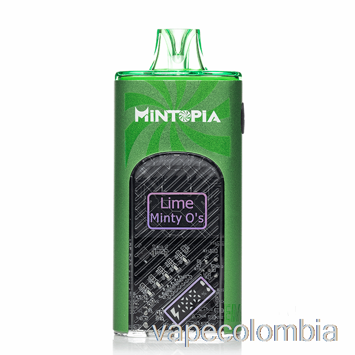 Kit Completo De Vapeo Mintopia Turbo 9000 Desechable Lima Minty Os